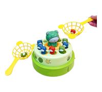 Bounce and Catch - Rotating Frog Game, Musical Light-Up Toy | Interactive Electric with Cheerful Sounds For Toddler Boys Girls Indoor Play, Birthday Fun, Or Group Activities