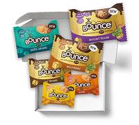 Bounce Bolas de proteína de sabor mixto, rellenas con un centro de mantequilla de nueces, 6 bolas de proteína individuales de 35 g/40 g