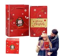 Bounce Boxes,Caja Navidad | Detalles Para Fiestas Y Decoración Con Bolsa Para Celebraciones Cumpleaños Regalos Familia Amigos Casa Nuevas