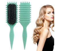 Bounce Curl Brush, Cepillo Multifuncional para Rizos, Define Styling Brush, Cepillo Curly Rizos,Cepillo Pelo Rizado,Peine Pelo Rizado,Curl Defining Brush,Cepillo Cabello Rizado, para desenredar