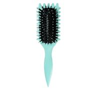 Bounce Curl Brush,Curl Defining Brush,Bounce Curl Define Styling Brush,Cepillo de pelo de cerdas de jabalí Cepillo de peinado para desenredar, dar forma y definir rizos para mujeres (gpeen)