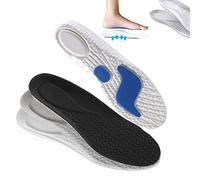 BounceBoost Insoles - Shock Absorption Insoles Arch Support Inserts - Running Shoes Replacement Insoles for Men Women (3Pcs,43-44)