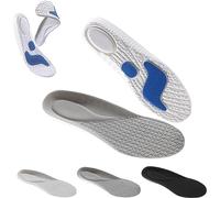 BounceBoost - Plantillas para fascitis plantar, plantillas de soporte de arco para hombres y mujeres, plantillas para estar de pie todo el día, antihinchazón, cómodas y transpirables que te hacen más