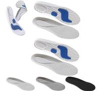 BounceBoost - Plantillas para fascitis plantar, plantillas de soporte de arco para hombres y mujeres, plantillas para estar de pie todo el día, antihinchazón, cómodas y transpirables que te hacen más