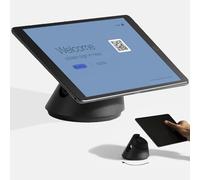 Bouncepad Soporte para iPad y Tabletas Click | Estación de Acoplamiento Segura con Cierre para Empresas y Puntos de Venta | Compatible con Todos los Modelos de tabletas y iPad | Negro