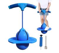 Bouncing Ball - Safe Portable Fun Jumper with Handle and Pump, 300kg Load Thickened Wear-Resistant | Balance Bouncing Ball | Outdoor Indoor Jumping Toy For Adults Boy Girl Fitness Party
