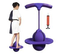 Bouncing Ball - Safe Portable Fun Jumper with Handle and Pump | Childrens Balance Jumping Ball,for Outdoor Indoor Party Birthday Gym Training Playground Park Gym
