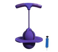 Bouncing Ball with Handle, Fun Safe Anti-Slip Jumper with Pump, Children Jumping Ball for Boy Girl, Play Game, Fitness Exercise, Sport Recreation Party