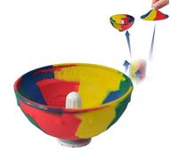 Bouncing Bowl Fidget Toys | Reusable Fingertip Bowl Ball Fidget Toys, Easy Carrying Portable Jumping Sensory Toy, Novelty & Gag Toyys, Camouflage Bouncing Bowls For Children Kids