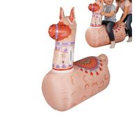 Bouncy Animals - Inflatable Bounce Alpaca Toy, Leakproof Ergonomic Kids Bounce Toy | Inflatable Hopping Alpaca for Boys Girls Outdoor Indoor Play Garden Yard Travel Balance Riding