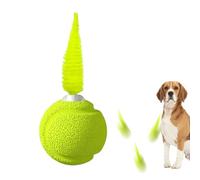 Bouncy Ball - interactivo para gatos de goma + balance pounce ball con sonido | 11cm Playful Exercise Aid + B.all with Feathers | Engaging Entertainment Training Bal.l for Kittens Indoor