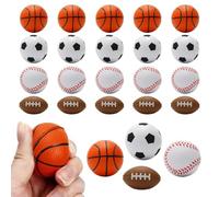 Bouncy Balls - Small Rubber Family Activity Toy | Stress Relief Sensory Balls for Kids, Adults, Girls, Boys, Indoor, Outdoor, Home, Playroom, Travel, Camping, Birthday Party