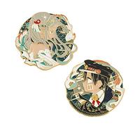 Bound - Broches de anime Hanako Kun de TBHK, figuras de dibujos animados de manga Yashiro Nene Hanako-kun, broches de solapa esmaltados, joyería de cosplay, 2.2*2.4 inches, Esmalte, piedra preciosa