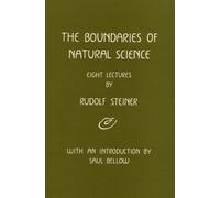 Boundaries of Natural Science: (Cw 322)