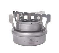 Boundless Voyage Estufa de Alcohol Titanium Spirit Camping Mini Spirit Cooker Quemador de Alcohol para Picnic Mochilero Senderismo