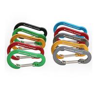 Boundless Voyage Gancho para Colgar del Llavero del Mini mosquetón de aleación de Aluminio para Acampar y Caminar no para Escalar