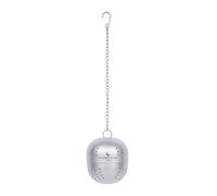 Boundless Voyage Infusor de bolas de té de titanio con gancho de cadena extendido y malla extrafina para especias sueltas de hojas de té, colador de té ligero Ti3207D