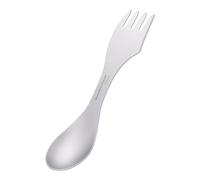 Boundless Voyage Titanio 3 en 1 Cuchara Tenedor Cuchillo Spork Cubiertos Cubiertos Cubiertos 1.2 mm Espesar Utensilios de Titanio Profesionales