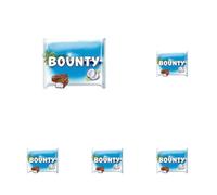 Bounty Chocolatina de Coco recubierta con un delicioso Chocolate con leche (5 x 57g) (Paquete de 5)