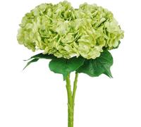 Bouquet de flores secas exóticas 3 piezas hortensias de color rosa claro artificial, toque real hortensas falsas con 176 pétalos y tallos para centros de mesa arreglos florales decoración de porche,