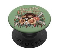 Bouquet de Flores Silvestres Bloom Grow Wild Free, Bohemio, Arte Natural PopSockets PopGrip Adhesivo
