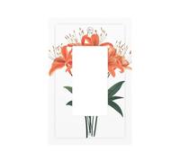 Bouquet of A Lycoris - Placa de pared para interruptor de luz, cubierta de placa frontal, 1 banda, decoración de receptáculo para el hogar, cocina, habitación, baño