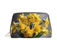 Bouquet of Daffodils - Organizador de maquillaje listo para viajar, bolsa de aseo portátil para mujer, Gold, Talla única, Neceser