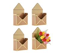 Bouquet Presentation Box | Modern 4-Piece Packaging Case,Bouquet Presentation Paper Box - For Ladies Women Mother Wedding Birthday Party Christmas Mother's Day