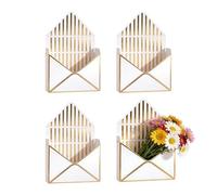 Bouquet Presentation Paper Box - 4-Pack Floral Gift Packaging for Ladies | Trapezoid Luxury Flower Carrier with Reinforced Base & Matte Finish for, Mother, and Party Favors