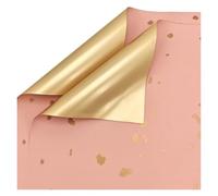 Bouquet Wrapping Material Rosa Flor Papel de Regal 20 piezas de papel dorado espolvoreado en oro de estilo coreano, papel for envolver regalos OuYa, papel for envolver ramo de flores, papel for envolv