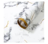 Bouquet Wrapping Material Rosa Flor Papel de Regal Papel for envolver flores, 20 hojas, estilo borde dorado, estilo mármol medio transparente, embalaje de regalo, Material for envolver ramo de florist