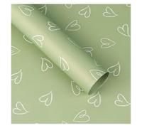 Bouquet Wrapping Material Rosa Flor Papel de Regal Papel for envolver ramo de corazón de 20 piezas, papel decorativo impermeable for envolver flores, materiales de embalaje de flores, papel de regalo