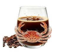 Bourbon Glass Clear Animal Drinking Tumbler, Water Coffee Cup Decor