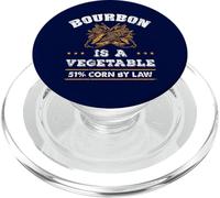 Bourbon is a Vegetable - Whisky - Beber Bourbon Retro PopSockets PopGrip para MagSafe