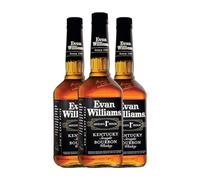 Bourbon Marie Brizard Evan Williams 70 aja de 3 Botellas de 70 cl)