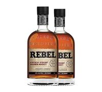 Bourbon Rebel Kentucky Straight 70 cl (Caja de 2 Botellas de 70 cl)