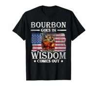 Bourbon va en sabiduría Sale | Beber Bourbon Vintage Camiseta