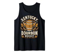 Bourbon Whiskey Drinker Tasting Distillery Bar Lover Men Camiseta sin Mangas