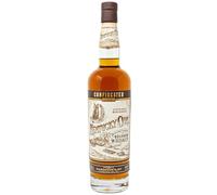 Bourbon whisky Kentucky Owl Confiscated. Burbon de Kentucky, con notas de roble, melocotón y nata. Whisky artesanal. Para beber solo o en cócteles. Licores premium. 48,2 % alcohol. Botella de 70 cl