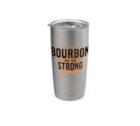 Bourbon y yo tenemos una fuerte química Vaso térmico de acero inoxidable de doble pared