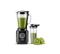 Batidora de vaso bourgini powerblender cristal 1.7l 1000w vaso extra