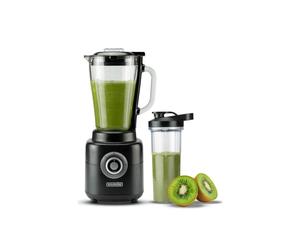 Bourgini - 21.3002.00.00 licuadora 1,75 L Batidora de vaso 1000 W Negro, Transparente