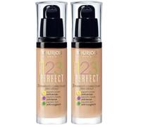 Bourjois 123 Perfect Base de Maquillaje Tono 53 Light Beige - 30 ml (Paquete de 2)