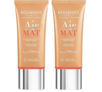Bourjois Air Mat Fdt Base de Maquillaje Tono 05 Golden beige - 30ml (Paquete de 2)