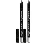 Bourjois Contour Clubbing Lápiz- Kohl 055 - Ultra Black Glitter 1.2 G (Paquete de 2)