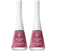 Bourjois, Healthy Mix Clean, Healthy Mix Nails, Laca de uñas tono 200 Once & Flo-ral, 9 ml (Paquete de 2)
