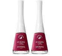 Bourjois, Healthy Mix Clean, Healthy Mix Nails, Laca de uñas tono 350 Wine & Only, 9 ml (Paquete de 2)
