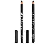 Bourjois Khol & Contour Lápiz de ojos Tono 1 Noir-issime - 1.2 gr. (Paquete de 2)
