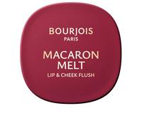 Bourjois | Macaron Melt Lip & Cheek Flush | 5 Berry Smoothy | Colorete | Textura Elástica de Polvo en Crema | Aterciopelado | Fórmula Ligera | Espejo Incorporado | 8 g