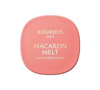 Bourjois | Macaron Melt Lip & Cheek Flush |Tono 2 Honey Nougat | Colorete | Textura Elástica de Polvo en Crema | Aterciopelado | Fórmula Ligera | Espejo Incorporado | 8 g